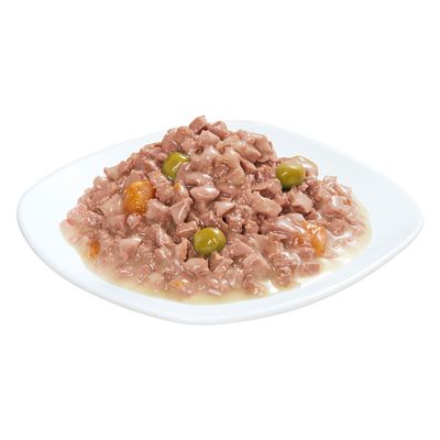 Vitakraft Poésie Création Sauce mit Huhn und Gartengemüse, ohne Zuckerzusatz, ohne Getreide, Made in Germany.