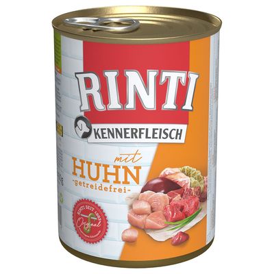 Výhodné balenie RINTI Kennerfleisch 24 x 400 g mix teľacie, kuracie