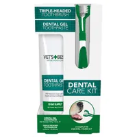 Set per la cura dei denti per cani Vet's Best® - Spazzolino e dentifricio