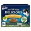 Felix Naturally Delicious 10 x 80 g - Pack mixto Selección de ave en gelatina