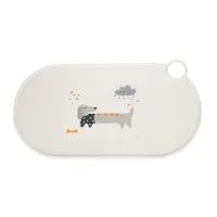 TIAKI Silicone Bowl Mat Aston Dachshund - L 50 x W 25 cm