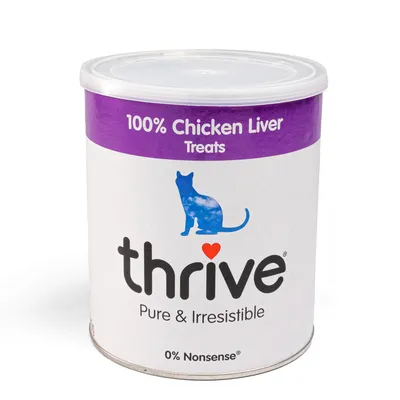 Thrive! Freeze-dried chicken liver cat snacks - 135 g Thrive! Freeze-dried chicken liver cat snacks - 135 g