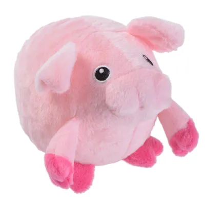 Hundespielzeug Massage Schweinchen - 1 Stück (ca. Ø 8 cm)