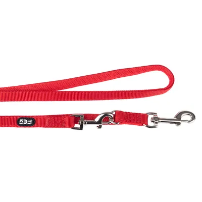 TIAKI Mesh povodac za pse, crveni - 200 cm duljine, 15 mm širine