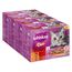 Gemengd Pakket Whiskas Duo Portiezakjes 48 x 85 g Kattenvoer Classic Combos in gelei