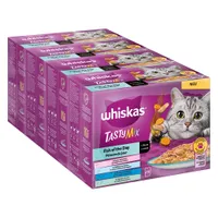  Sparpaket Multipack WHISKAS TASTY MIX Portionsbeutel 144 x 85 g - Fish of the Day in Sauce