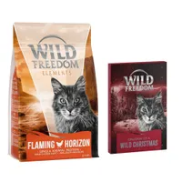 Wild Freedom Adult "Wild Hills" Sterilised kachní - bez obilovin - Adult "Flaming Horizon" s kuřecím – bez obilovin 6.5 kg + adventní kalendář (pamlsky sušené mrazem) 1 kus (13 g)