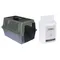 TIAKI Transportbox Verde Sparset: Transportbox L + 15 x kooa Reise-Welpenunterlage mit Duft