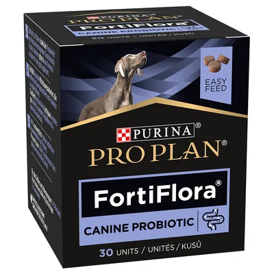 Purina Pro Plan Fortiflora Canine Probiotic Cubes à mâcher - 60 g (2 x 30 friandises)