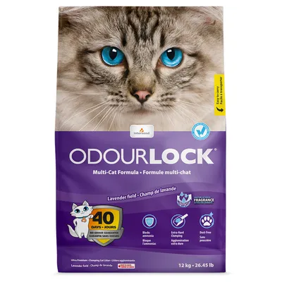 ODOURLOCK Katzenstreu Lavendel - 2 x 12 kg ODOURLOCK Katzenstreu Lavendel - 2 x 12 kg