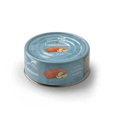 Korzystny pakiet Terra Felis Famousse, 24 x 80 g - Łosoś