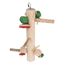 TIAKI XL Kletterstange Swing aus Java Holz L 51 x B 25 x H 19 cm