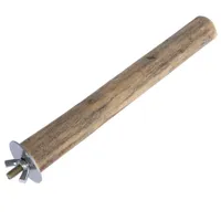Perchoir en bois naturel TIAKI - taille S : 2-3 cm de diamètre, L 20 cm