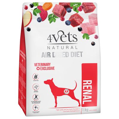 4vets Natural Canine Renal Set%: 2 x 1 kg