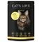 Cat's Love 12 x 85 g Umido per gatto Puro Pollo