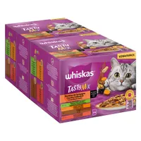 Multipack Whiskas Tasty Mix 96 x 85 g pour chat - Country Collection in Sauce