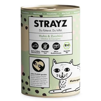 STRAYZ Bio Kat 6 x 400 g STRAYZ Bio Kat 6 x 400 g