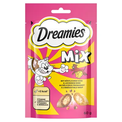Dreamies Mix Snackuri pisici - Brânză & vită (60 g)