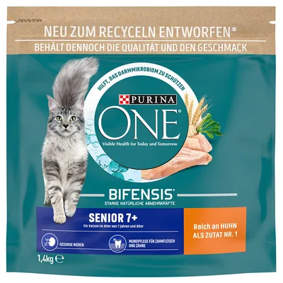 PURINA ONE Senior 7+ - Sparpaket: 2 x 1,4 kg