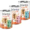 Briantos Delicious Paté 24 x 400 g Umido per cane Mix: Pesce, Agnello, Manzo