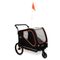 Nomad Tales Spirit Bike Trailer, ebony / tangerine P 145 x L 72 x K 102 cm, alle 45 kg painavalle koiralle