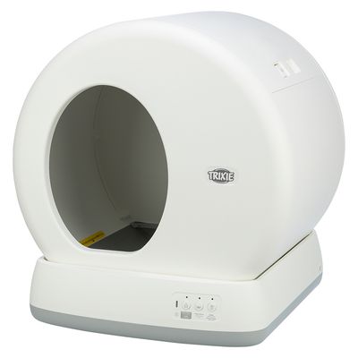 Maison de toilette auto-nettoyante Trixie pour chat blanc