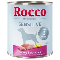 Rocco Sensitive 6 x 400 g / 800 g 6 x 800 g: Truthahn mit Kartoffel