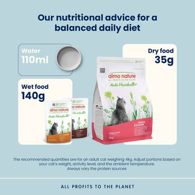 Almo Nature Anti Hairball s lososem