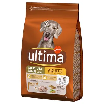 Ultima Medium / Maxi Adult Kip & Rijst Hondenvoer - 18 kg