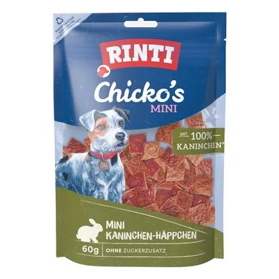RINTI Chicko Mini Snack per cane - 4 x 225 g Anatra