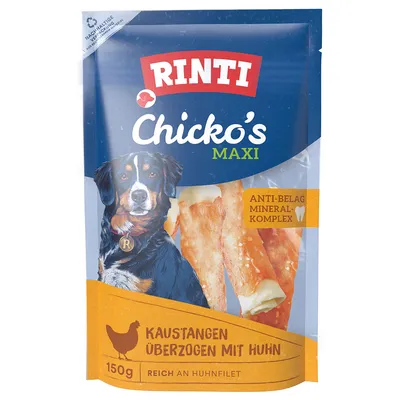 RINTI Chicko Maxi Duże patyczki do żucia - Kurczak, 150 g