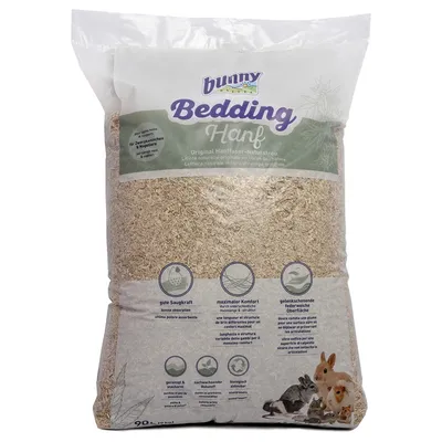 Bunny Lettiera Bedding Canapa per roditori - 2 x 90 l Bunny Lettiera Bedding Canapa per roditori - 2 x 90 l