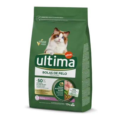 Ultima Hairball Turkey - Economy Pack: 2 x 2.5kg