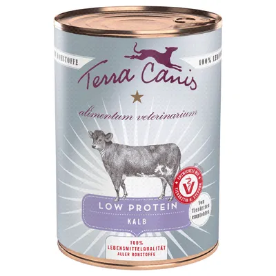Terra Canis Alimentum Veterinarium Low Protein 6 x 400 g - Vitello Terra Canis Alimentum Veterinarium Low Protein 6 x 400 g - Vitello