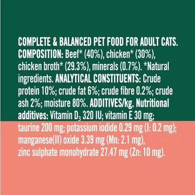 Natures Menu Pâté Cans Adult - Beef & Chicken - 18 x 85g