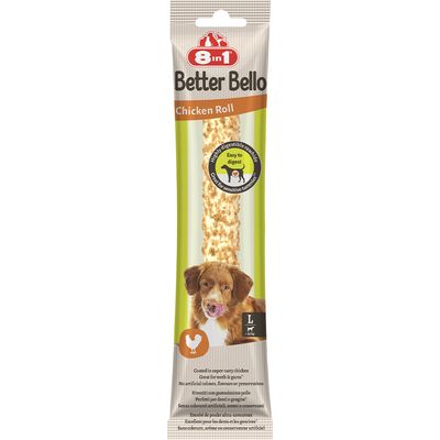 8in1 Better Bello Rouleau de poulet pour chien