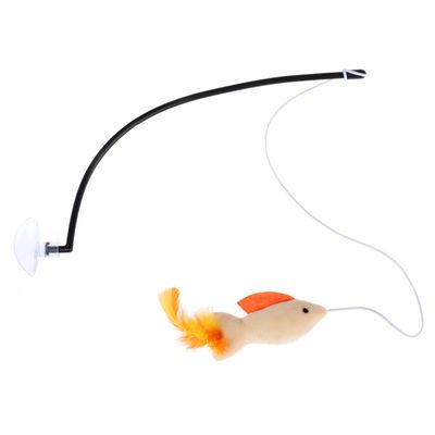 TIAKI Katzenangel Fisch mit Saugnapf 1 Stück