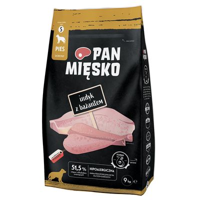 Pan Mięsko, indyk z bażantem, Small 9 kg