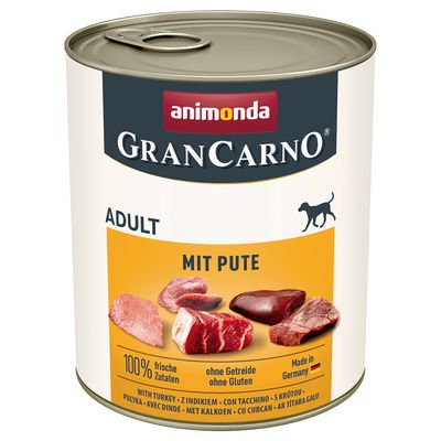 animonda GranCarno Original Adult 6 x 800 g mit Pute