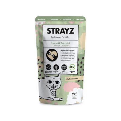 STRAYZ BIO Cat 8 x 85g - BIO Tasting Pack