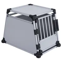 Trixie Aluminium transportbur - Storlek M-L: B 63 x T 90 x H 65 cm