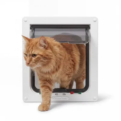 Cat Mate kattenluik 221 Large - Wit - Closer Pets Large Honden- en Kattenluik