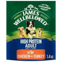 James Wellbeloved Adult Hypoallergenic High Protein - Chicken & Turkey - 1.4kg