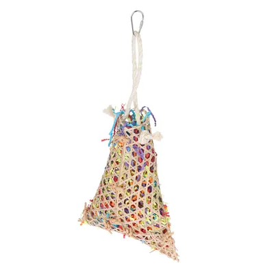 TIAKI Jouet pour oiseaux Corbeille à déchiqueter - env. L 38 x l 18 x H 6,5 cm