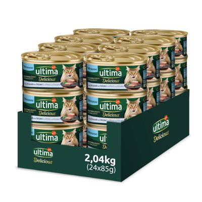 Ultima Delicious Mousse Sterilized 24 x 85 g - Pește marin