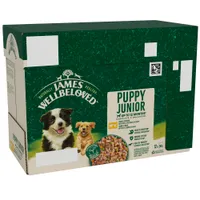 James Wellbeloved Puppy & Junior Hypoallergenic - Lamb & Chicken in Gravy  - 12 x 90g