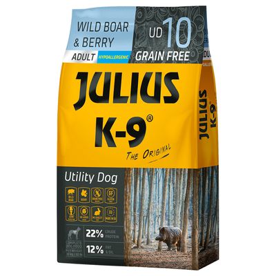 JULIUS K-9 Adult vaddisznó & bogyós gyümölcsök 10 kg