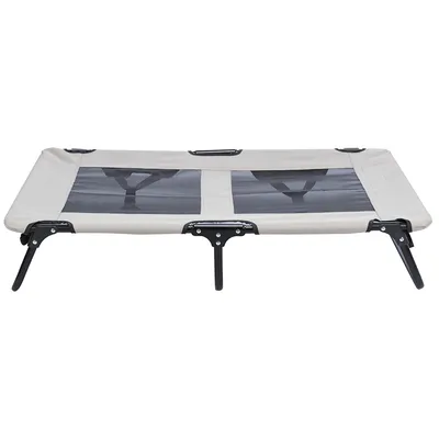 TRIXIE Hundeliege - 79 x 19 x 50 cm, grau/schwarz