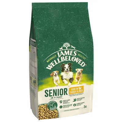 James Wellbeloved Senior Dog Hypoallergenic Turkey & Rice - 2kg James Wellbeloved Senior Dog Hypoallergenic Turkey & Rice - 2kg