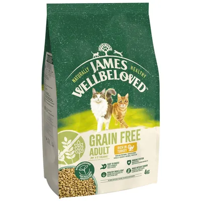 James Wellbeloved Grain Free Adult Cat Hypoallergenic Turkey​​​​​​​ - 4kg
